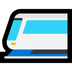 Hoe Lightrail emoji eruit ziet op Microsoft.