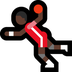 Bagaimana Man Playing Handball: Dark Skin Tone emoji terlihat di Microsoft.