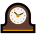 Come Orologio da mensola emoji appare su Microsoft.