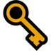 Bagaimana Old Key emoji terlihat di Microsoft.