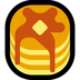 Come Pancake emoji appare su Microsoft.