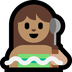 Come Persona in sauna: carnagione olivastra emoji appare su Microsoft.