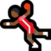 Bagaimana Person Playing Handball: Medium-Dark Skin Tone emoji terlihat di Microsoft.