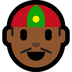 Bagaimana Person with Skullcap: Medium-Dark Skin Tone emoji terlihat di Microsoft.