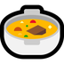 Bagaimana Pot of Food emoji terlihat di Microsoft.