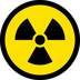 Bagaimana Radioactive emoji terlihat di Microsoft.