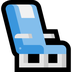 Bagaimana Seat emoji terlihat di Microsoft.