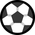 Bagaimana Soccer Ball emoji terlihat di Microsoft.