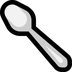 Bagaimana Spoon emoji terlihat di Microsoft.