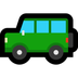 Bagaimana Sport Utility Vehicle emoji terlihat di Microsoft.