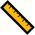 Bagaimana Straight Ruler emoji terlihat di Microsoft.