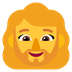 Hoe Vrouw: baard emoji eruit ziet op Microsoft.