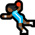 Bagaimana Woman Playing Handball: Medium-Dark Skin Tone emoji terlihat di Microsoft.