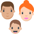 Bagaimana Family emoji terlihat di Mozilla.