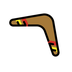 Bumerang emojisi Openmoji üzerinde nasıl görünüyor.