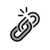 Как выглядит эмодзи Разорванная цепь в Openmoji.