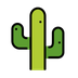 Bagaimana Cactus emoji terlihat di Openmoji.