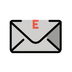 Biểu tượng cảm xúc Email trông như thế nào trên Openmoji.