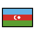 Bagaimana Flag: Azerbaijan emoji terlihat di Openmoji.