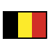 Bagaimana Flag: Belgium emoji terlihat di Openmoji.