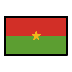 Bagaimana Flag: Burkina Faso emoji terlihat di Openmoji.