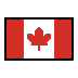 Bagaimana Flag: Canada emoji terlihat di Openmoji.