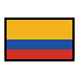 Bagaimana Flag: Colombia emoji terlihat di Openmoji.