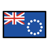 Bagaimana Flag: Cook Islands emoji terlihat di Openmoji.