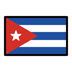 Bagaimana Flag: Cuba emoji terlihat di Openmoji.