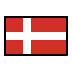 Bagaimana Flag: Denmark emoji terlihat di Openmoji.