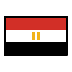 Bagaimana Flag: Egypt emoji terlihat di Openmoji.