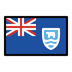 Bagaimana Flag: Falkland Islands emoji terlihat di Openmoji.