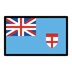 Bagaimana Flag: Fiji emoji terlihat di Openmoji.