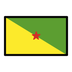 Bagaimana Flag: French Guiana emoji terlihat di Openmoji.