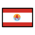 Bagaimana Flag: French Polynesia emoji terlihat di Openmoji.