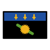 Jak wygląda emoji Flaga: Gwadelupa w Openmoji.