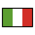 Bagaimana Flag: Italy emoji terlihat di Openmoji.