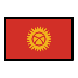 Bagaimana Flag: Kyrgyzstan emoji terlihat di Openmoji.