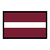 Bagaimana Flag: Latvia emoji terlihat di Openmoji.