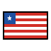 Jak wygląda emoji Flaga: Liberia w Openmoji.