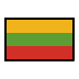 Bagaimana Flag: Lithuania emoji terlihat di Openmoji.