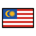 Bagaimana Flag: Malaysia emoji terlihat di Openmoji.