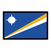 Bagaimana Flag: Marshall Islands emoji terlihat di Openmoji.