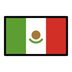 Bagaimana Flag: Mexico emoji terlihat di Openmoji.