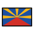 Bagaimana Flag: Réunion emoji terlihat di Openmoji.