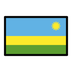 Bagaimana Flag: Rwanda emoji terlihat di Openmoji.