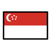 Bagaimana Flag: Singapore emoji terlihat di Openmoji.