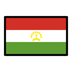 Bagaimana Flag: Tajikistan emoji terlihat di Openmoji.