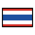 Bagaimana Flag: Thailand emoji terlihat di Openmoji.