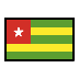 Bagaimana Flag: Togo emoji terlihat di Openmoji.